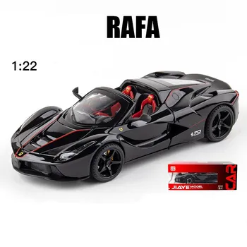 Модель автомобиля RAFA в масштабе 1/22, автомобиль с откидным механизмом, звуком и светом для детей, мальчиков и девочек, литые автомобили, модель автомобиля 20.8x9.5x4.8cm красный