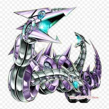 Коллекционная карточная игра Dragon Yu Gi Oh, дракон, красный глаз, термопереносная печать, виниловые нашивки, наклейки для одежды, аппликации «сделай сам», моющиеся нашивки