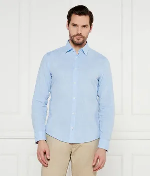 Рубашка льняная Joop! Jeans Hanson Modern fit, голубой