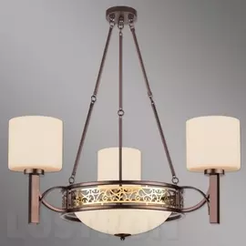 Подвесная люстра Korento KR/3/B/KP (Kemar)