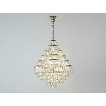 Подвесная люстра хрустальная Newport 10120 10125+15/C gold