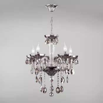 Подвесная люстра хрустальная 309/5 Bogate's Lecce хром