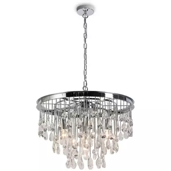 Подвесная люстра хрустальная Maytoni Linn MOD091PL-05CH