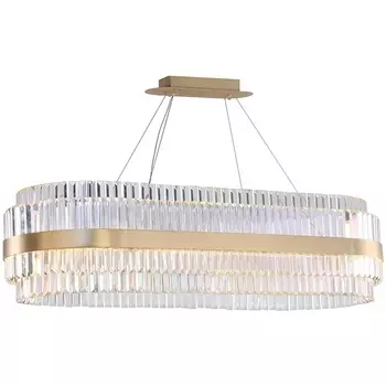 Подвесная люстра хрустальная светодиодная 10242/120 Newport 10240 oval