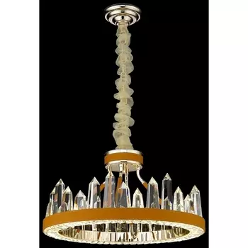 Подвесная люстра хрустальная светодиодная Wertmark Leona WE456.06.303 кольцо