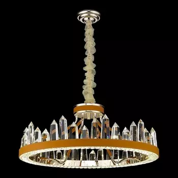 Подвесная люстра хрустальная светодиодная Wertmark Leona WE456.08.303