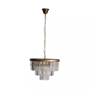 Подвесная каскадная люстра хрустальная светодиодная Loft It Prism Clear 10019/500C
