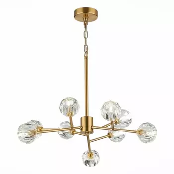 Подвесная люстра молекулы хрустальная светодиодная ST Luce Romano SL1166.303.09