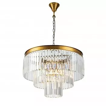 Подвесная каскадная люстра хрустальная 7383/8P iLamp Triumph BR