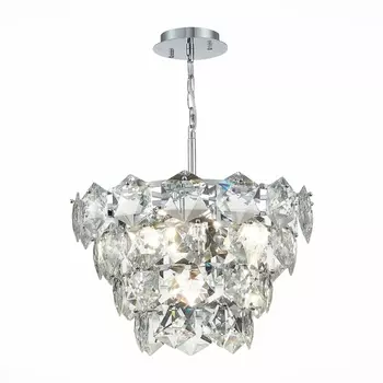 Подвесная каскадная люстра хрустальная ST Luce Viterbo SL1631.103.06