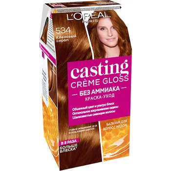 L'ORÉAL PARIS Стойкая краска-уход для волос "Casting Creme Gloss" без аммиака