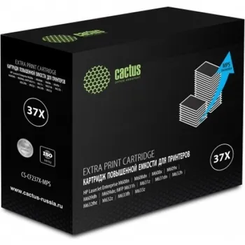 Картридж лазерный Cactus CS-CF237X-MPS черный (50000стр.) для HP LJ M608n/M608dn/M609x/M631h/M631z/M632h