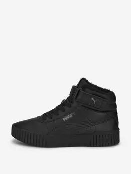 Кеды утепленные детские PUMA Carina 2.0 Mid Wtr Jr, Черный