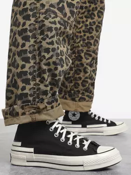 Кеды женские Converse Chuck 70 Hacked Heel HI, Коричневый