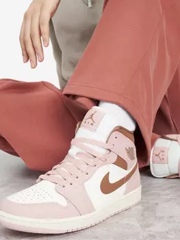Кеды женские Nike Air Jordan 1, Розовый