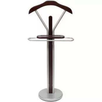 Вешалка TetChair CH-4089 дерево/хромированный металл орех (walnut)