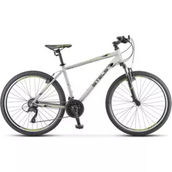 Велосипед Stels Navigator-590 V 26'' K010 20'' Серый/салатовый