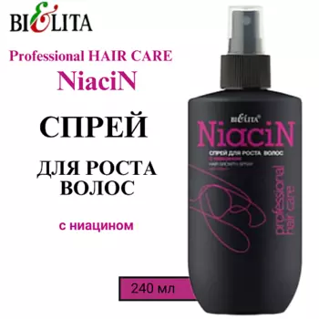 БЕЛИТА Спрей для роста волос с ниацином Professional HAIR CARE