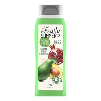 BELKOSMEX Гель для душа Чувственная нежность авокадо, сочный гранат Fruty Summer 500.0