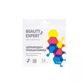 BELKOSMEX Маска для лица церамиды + ниацинамид BEAUTY EXPERT 23.0