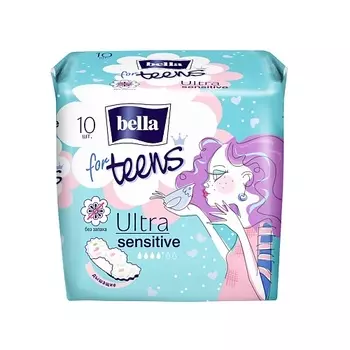 BELLA Прокладки супертонкие for teens sensitive 10.0