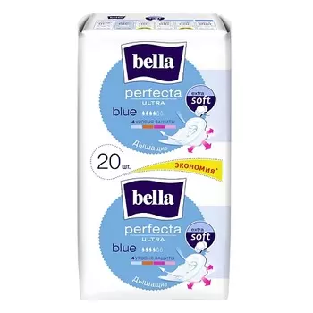 BELLA Прокладки ультратонкие Perfecta Ultra Blue 20.0