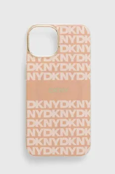 Чехол для телефона iPhone 14/15/13 6.1 Dkny, розовый