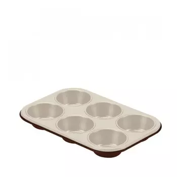 Форма для 6 маффинов, Chocoform Guardini 27x18,5 см (00748H)
