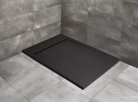 Поддон из литого мрамора 160x70 см Radaway Teos F Black HTF16070-54