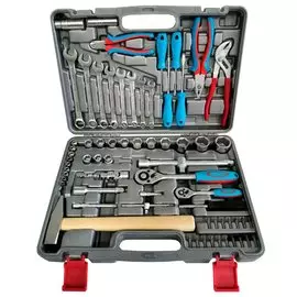 Набор слесарных инструментов НИЗ, №68, 57319025, 1/2", 1/4", сталь, кейс
