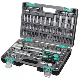 Набор слесарных инструментов Stels, 14106, 1/2", 1/4", сталь, кейс, 94 предмета