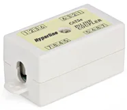 Адаптер проходной Hyperline CA-IDC-C5e-WH кат. 5e, 4 пары, IDC