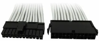 Удлинитель GELID CA-24P-02 24-pin ATX, 30см, индивидуальная оплетка, белый