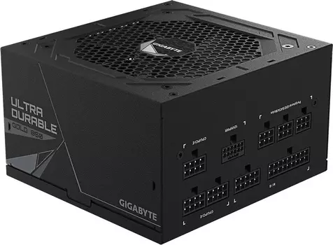 Блок питания Gigabyte ATX 850W GP-UD850GM GP5 80+ gold 24+2x(4+4) pin APFC 120mm fan 8xSATA Cab Manag RTL
