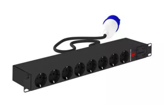 Блок распределения питания C3 Solutions SOC NT345135 гор.размещ. 8xSchuko 32A IEC 309 2.5м