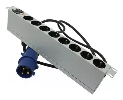 Блок распределения питания C3 Solutions SOC NT345136 гор.размещ. 8xSchuko 32A IEC 309 2.5м