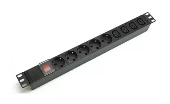 Блок распределения питания C3 Solutions SOC NT447070 гор.размещ. 5xSchuko 4xC13 10A C14