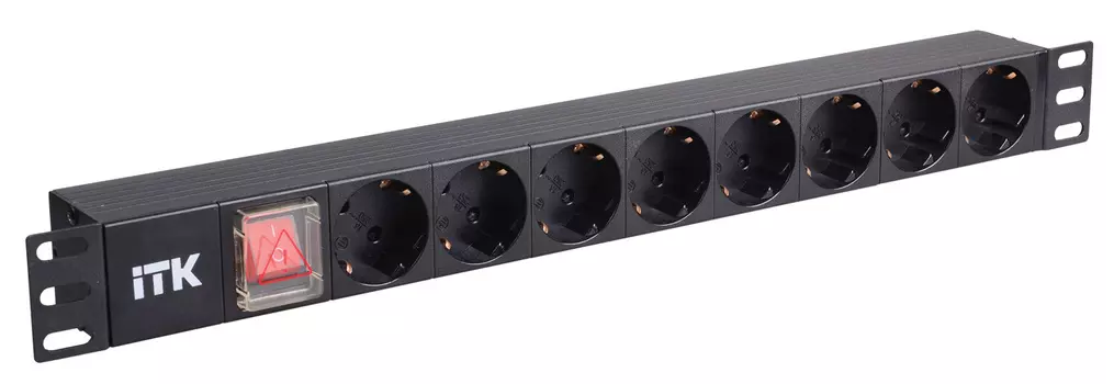 Блок распределения питания ITK PH12-8D3 гор.размещ. 8xSchuko базовые 16A C14