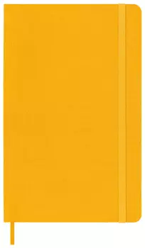 Блокнот Moleskine CLASSIC SILK QP060M2SILK Large 130х210мм обложка текстиль 240стр. линейка твердая обложка оранжевый