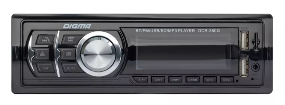 Автомагнитола Digma DCR-350G 1DIN 4x45Вт