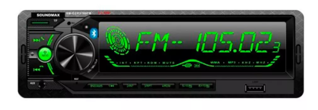 Автомагнитола Soundmax SM-CCR3189FB 1DIN 4x50Вт