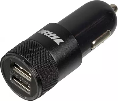 Автомобильное зар./устр. Wiiix UCC-2-10B 2.1A+1A универсальное черный