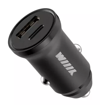 Автомобильное зар./устр. Wiiix UCC-7-2-11 5A PD+QC черный