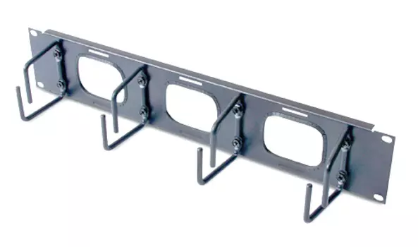 Аксессуар к источникам бесперебойного питания 2U Horizontal Cable Organizer w/ Pass-Thru Black (AR8428)