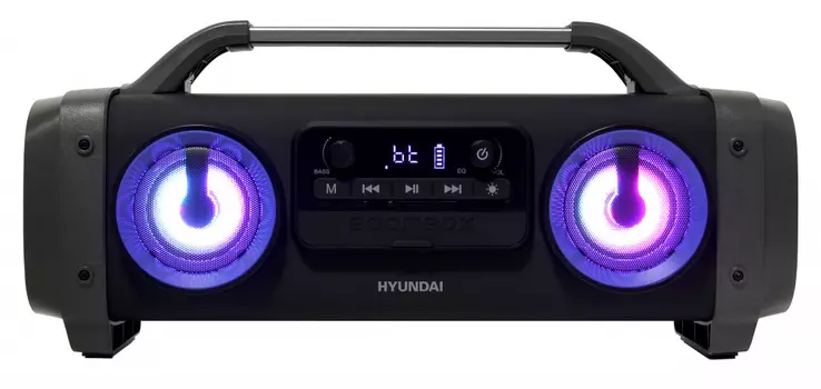 Аудиомагнитола Hyundai H-PCD400 черный 28Вт/MP3/FM(dig)/USB/BT/microSD