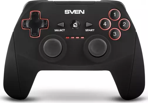 Беспроводной геймпад SVEN GC-2040 (11 кл. 2 мини-джойстика, D-pad, Soft Touch, PC/PS3/Xinput) Sven GC-2040 (SV-015985)