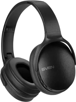 Беспроводные наушники с микрофоном SVEN AP-B545MV, черный (Bluetooth) Sven AP-B545MV (SV-019464)