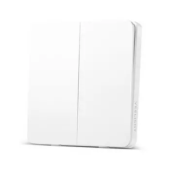 Безрамочный 2-ух кнопочный выключатель Slisaon Yeelight Flex Switch(two gang) (209805)