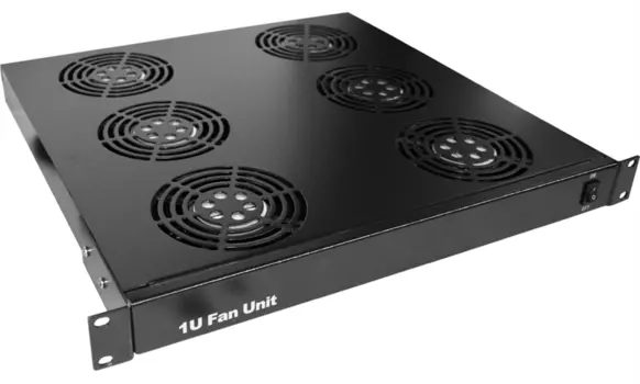 Блок 3-х вентиляторов 19", с подшипниками, без термостата, 1U (TWT-CBB-FANB3-RACK)
