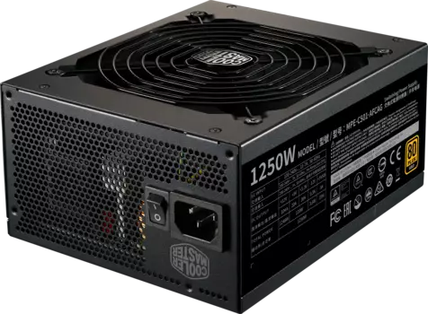Блок питания 1250 Ватт Cooler Master Power Supply MWE Gold V2 (MPE-C501-AFCAG-HK)